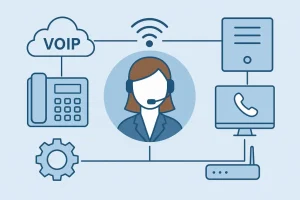راه‌اندازی VOIP مخابرات اصفهان